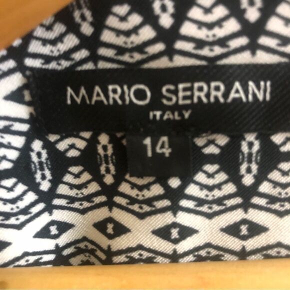 Mario Serrani Women's Midi Sheath Sleeveless Dress Size 10 - Picture 3 of 6